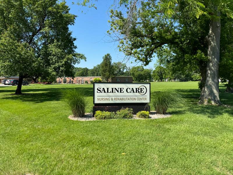 new-saline-care-nursing-and-rehabilitation-13 An exterior shot of the Saline Care facility, from the Saline Care Gallery.