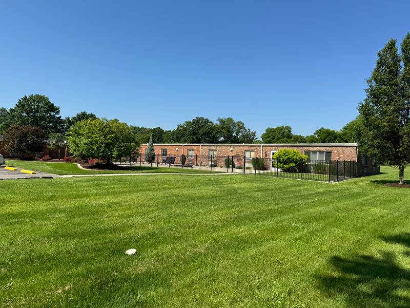 An exterior shot of the Saline Care facility, from the Saline Care Gallery.