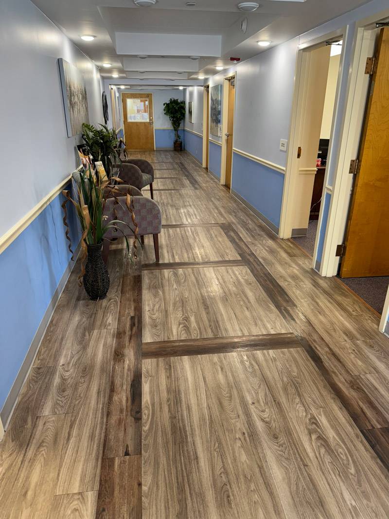 An interior shot of the Saline Care facility, from the Saline Care Gallery.