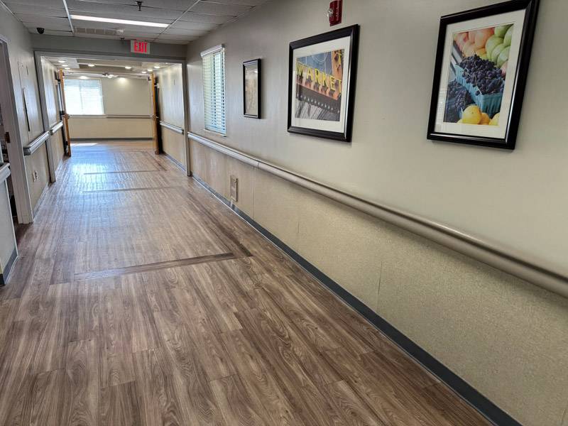 An interior shot of the Saline Care facility, from the Saline Care Gallery.